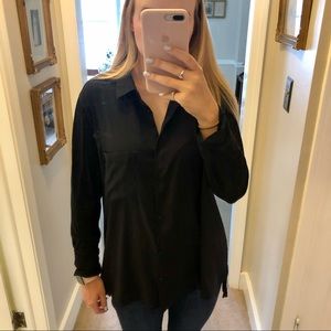 Ann Taylor Mixed-Media Top